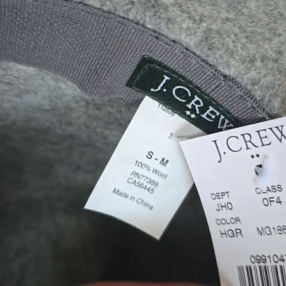 J. CREW Factory | Wool Fedora Hat - Picture 6 of 8
